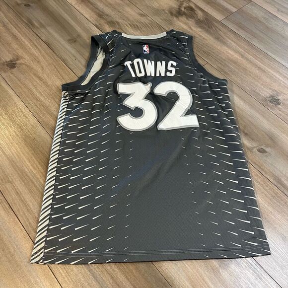 NBA Timberwolves Anthony Towns‎ Grey Jersey Men XL Bin O-38 - Picture 3 of 4